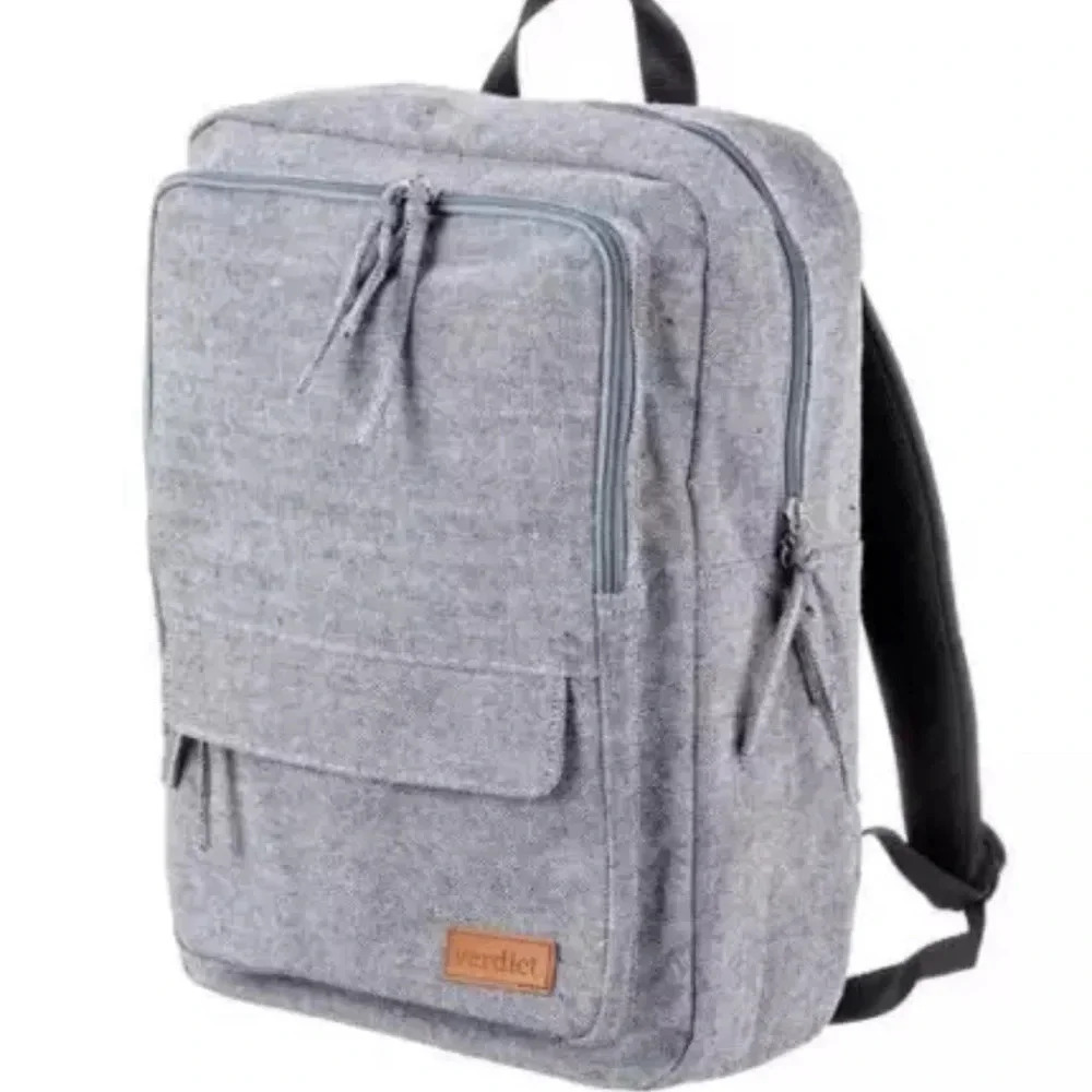 NEW‎ Verdict Originals Gray Multi-Compartment Backpack Laptop Sleeve New
